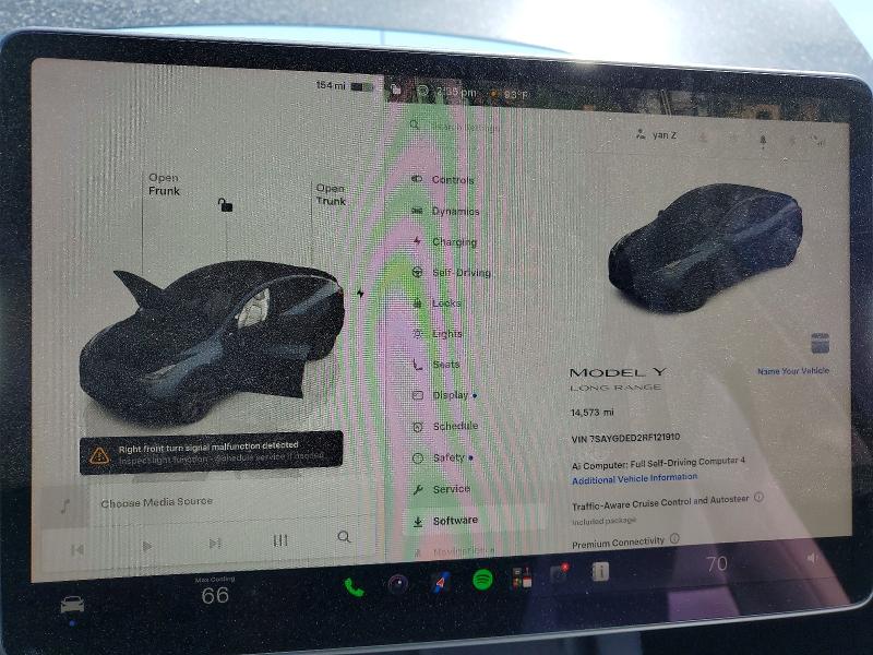 Aukcja sprzedaży 2024 Tesla Model Y, vin: 7SAYGDED2RF121910, numer aukcji: 61820926