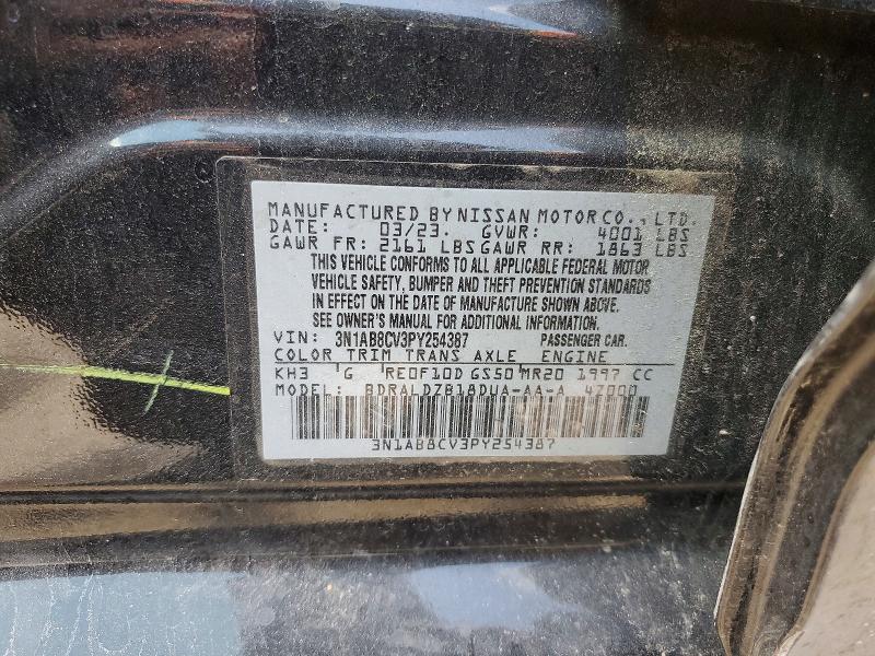Aukcja sprzedaży 2023 Nissan Sentra, vin: 3N1AB8CV3PY254387, numer aukcji: 59820946