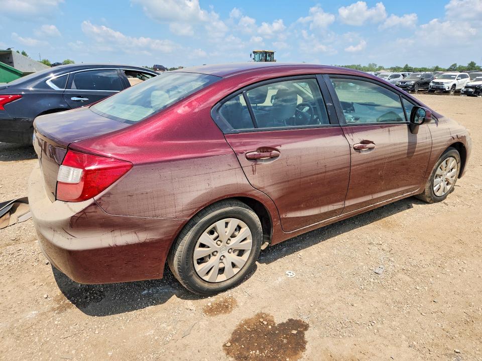 2012 Honda Civic მანქანა იყიდება აუქციონზე, vin: 19XFB2F55CE093340, აუქციონის ნომერი: 60262826