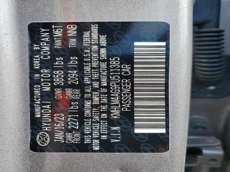 Продажа на аукционе авто 2023 Hyundai Elantra, vin: KMHLM4AG9PU511385, номер лота: 61004046