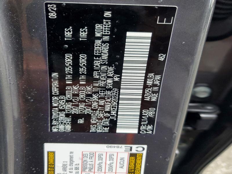 61349726 :رقم المزاد ، JTJHKCEZ6R2023559 vin ، 2024 Lexus Nx 350h مزاد بيع