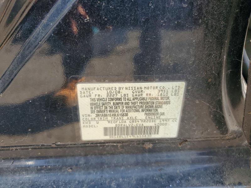 Продажа на аукционе авто 2009 Nissan Sentra, vin: 3N1AB61E49L615830, номер лота: 60724326