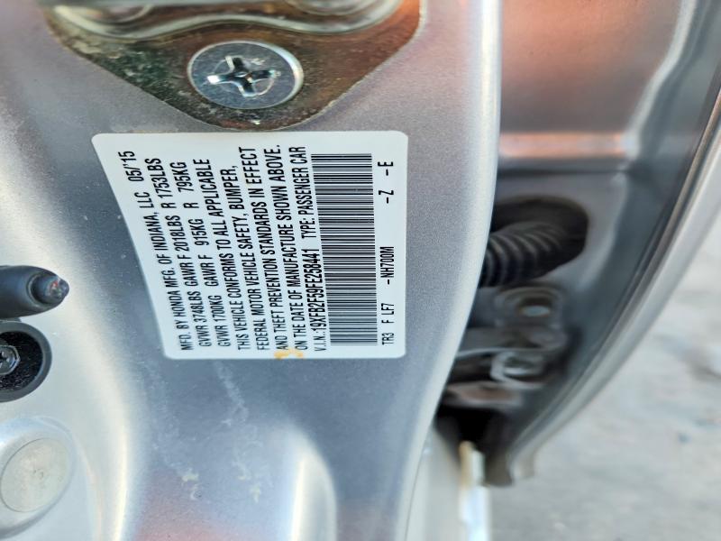 Aukcja sprzedaży 2015 Honda Civic, vin: 19XFB2F59FE258441, numer aukcji: 59854756