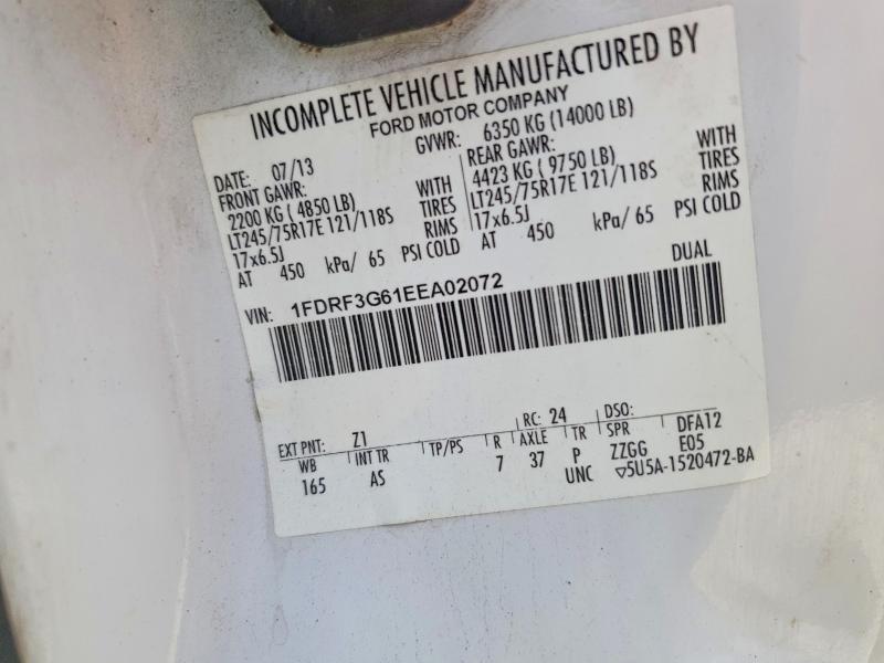 Продажа на аукционе авто 2014 Ford F350, vin: 1FDRF3G61EEA02072, номер лота: 85616955