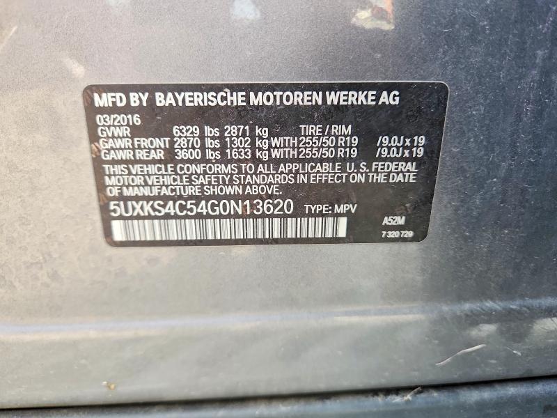 Aukcja sprzedaży 2016 Bmw X5, vin: 5UXKS4C54G0N13620, numer aukcji: 60926286