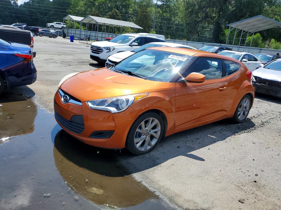 2016 Hyundai Veloster მანქანა იყიდება აუქციონზე, vin: KMHTC6AD6GU298710, აუქციონის ნომერი: 61714726