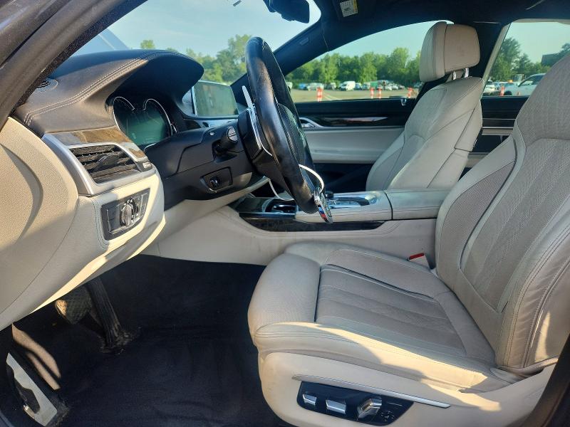 2017 Bmw 740 მანქანა იყიდება აუქციონზე, vin: WBA7E2C58HG740107, აუქციონის ნომერი: 62294596