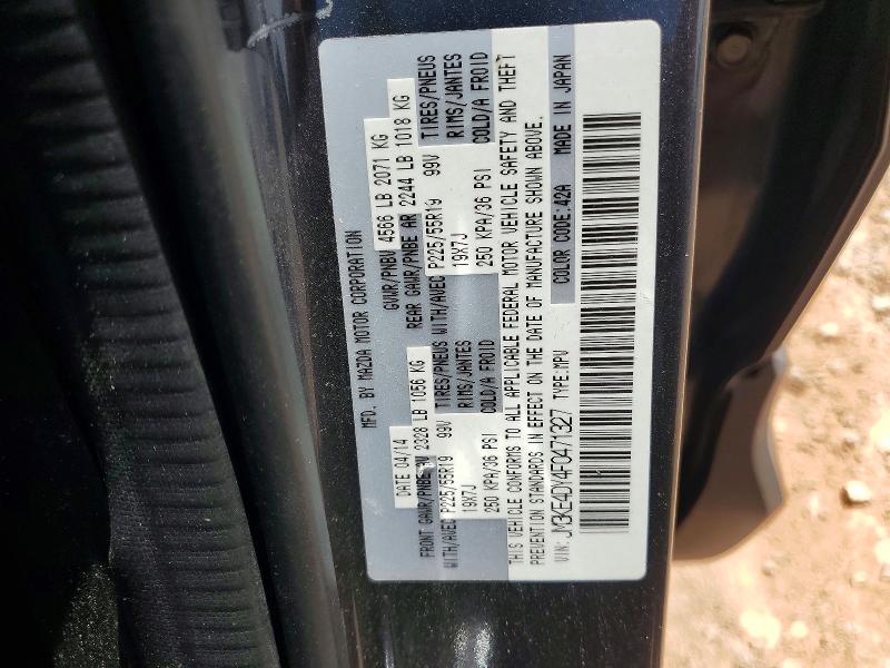 2015 Mazda Cx-5 მანქანა იყიდება აუქციონზე, vin: JM3KE4DY4F0471327, აუქციონის ნომერი: 62099836