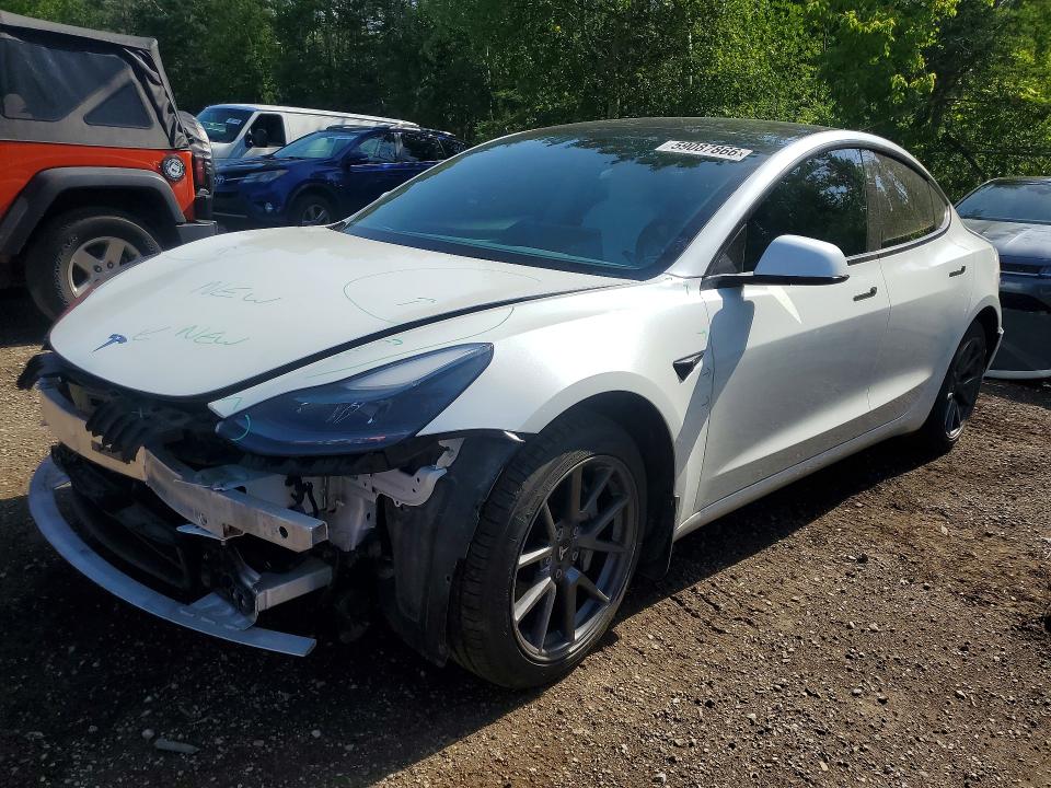 2022 Tesla Model 3 მანქანა იყიდება აუქციონზე, vin: 5YJ3E1EA1NF169958, აუქციონის ნომერი: 59087866