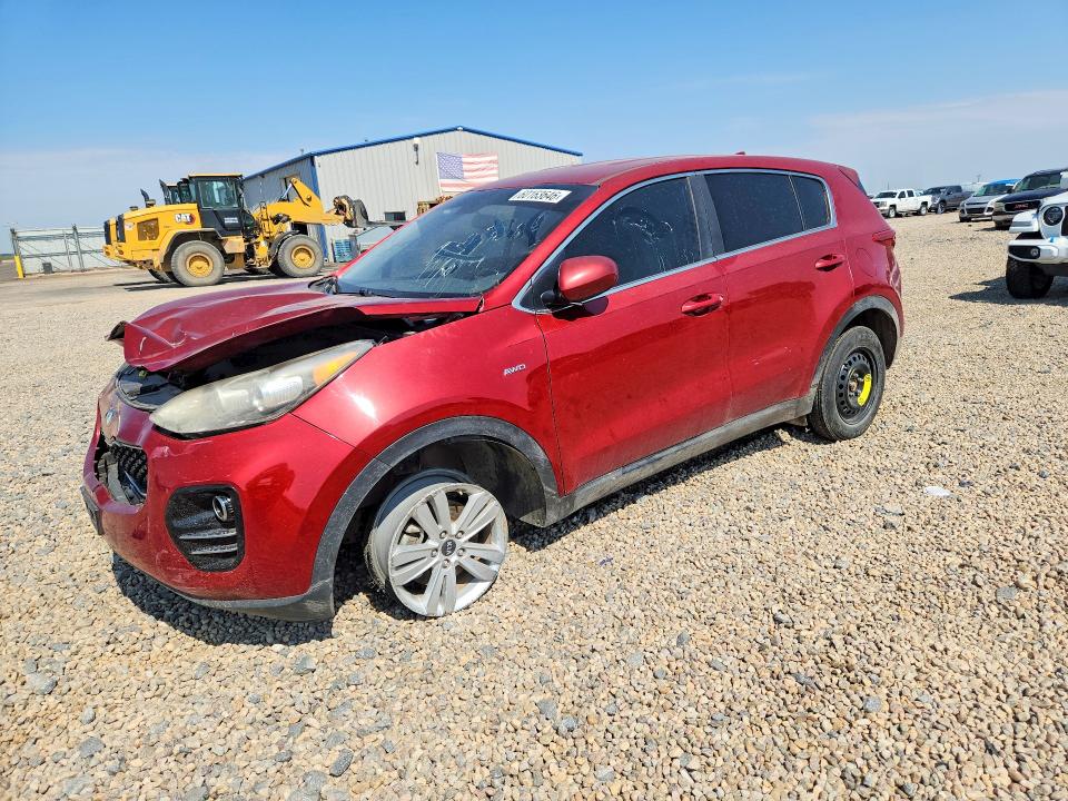 60163646 :رقم المزاد ، KNDPMCAC0J7406172 vin ، 2018 Kia Sportage مزاد بيع