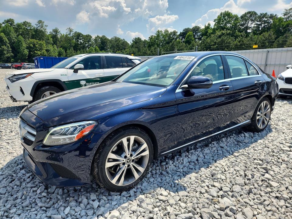 59643786 :رقم المزاد ، 55SWF8DB1KU317064 vin ، 2019 Mercedes-benz C مزاد بيع