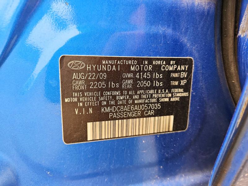 Aukcja sprzedaży 2010 Hyundai Elantra Touring, vin: KMHDC8AE6AU057035, numer aukcji: 61054736