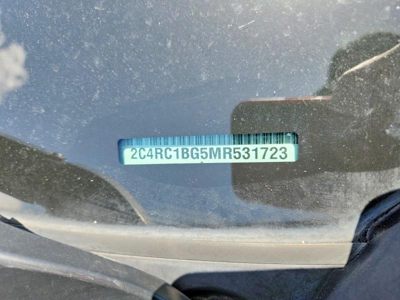 Продажа на аукционе авто 2021 Chrysler Pacifica, vin: 2C4RC1BG5MR531723, номер лота: 61353496