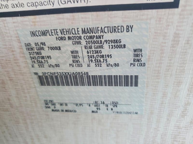Продаж на аукціоні авто 1999 Fleetwod Recreational Vehicle (rv), vin: 3FCNF53SXXJA08548, номер лоту: 60396936
