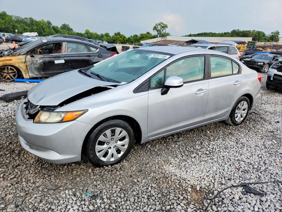 2012 Honda Civic მანქანა იყიდება აუქციონზე, vin: 19XFB2F59CE107546, აუქციონის ნომერი: 59261136