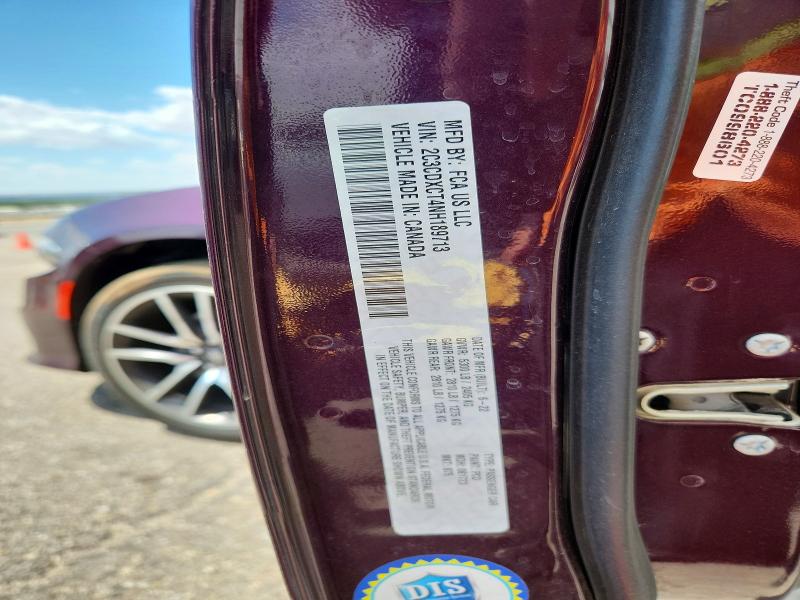2022 Dodge Charger მანქანა იყიდება აუქციონზე, vin: 2C3CDXCT4NH189713, აუქციონის ნომერი: 61078736