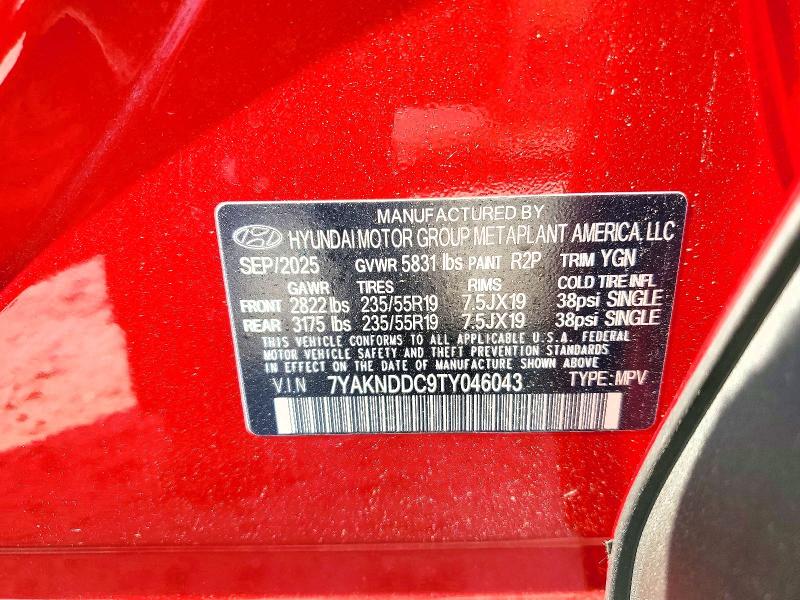 62326056 :رقم المزاد ، 7YAKNDDC9TY046043 vin ، 2026 Hyundai Ioniq 5 مزاد بيع