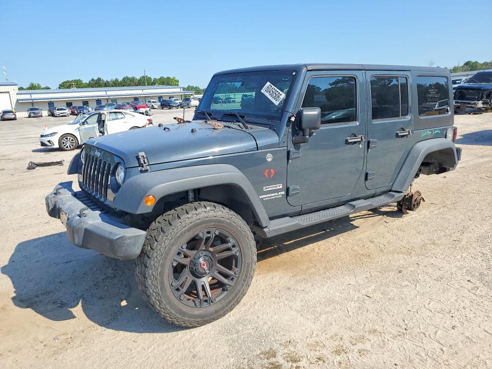 60450506 :رقم المزاد ، 1C4BJWDG1HL662468 vin ، 2017 Jeep Wrangler Unlimited مزاد بيع