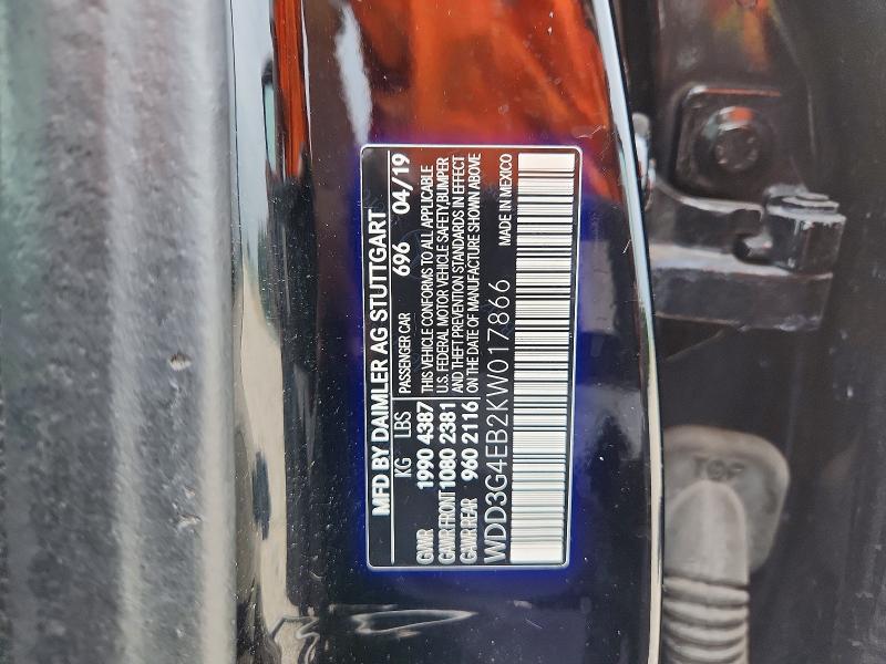 Продаж на аукціоні авто 2019 Mercedes-benz A, vin: WDD3G4EB2KW017866, номер лоту: 61034186