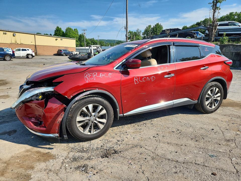 61151566 :رقم المزاد ، 5N1AZ2MH0HN138850 vin ، 2017 Nissan Murano مزاد بيع