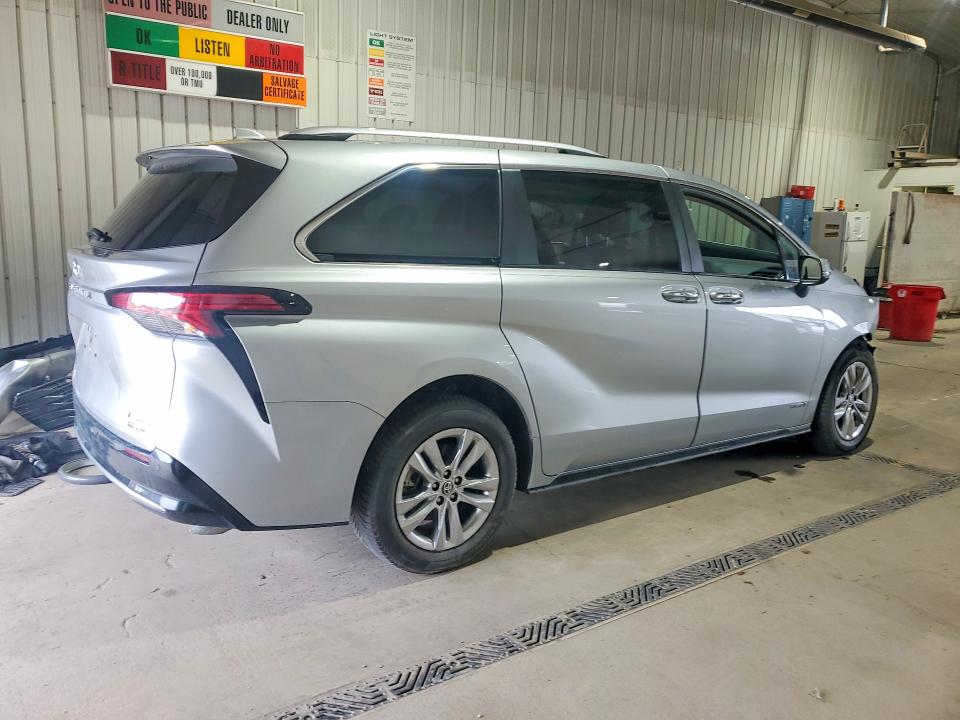 59307826 :رقم المزاد ، 5TDZSKFC9MS005148 vin ، 2021 Toyota Sienna مزاد بيع