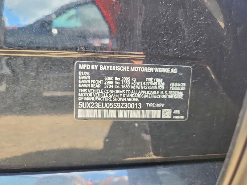 Продаж на аукціоні авто 2025 Bmw X5, vin: 5UX23EU05S9Z30013, номер лоту: 59282376