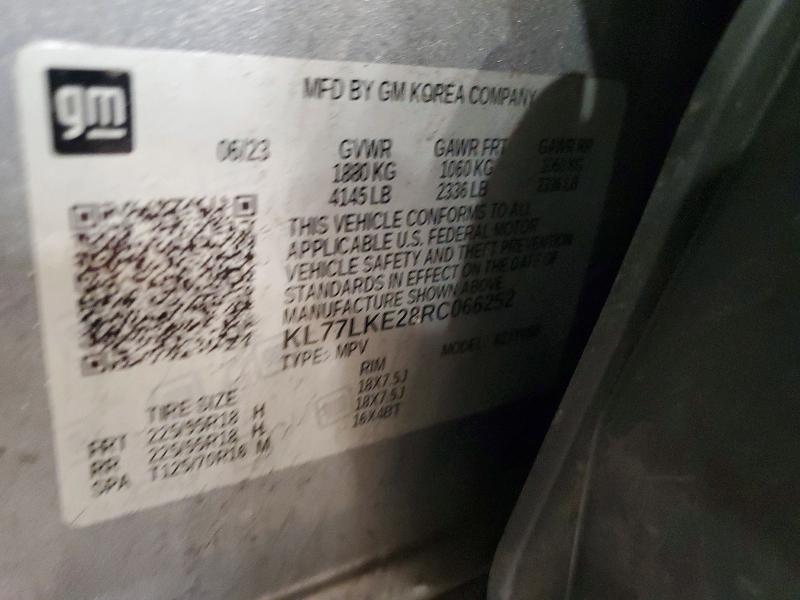 Продажа на аукционе авто 2024 Chevrolet Trax, vin: KL77LKE28RC066252, номер лота: 63007586