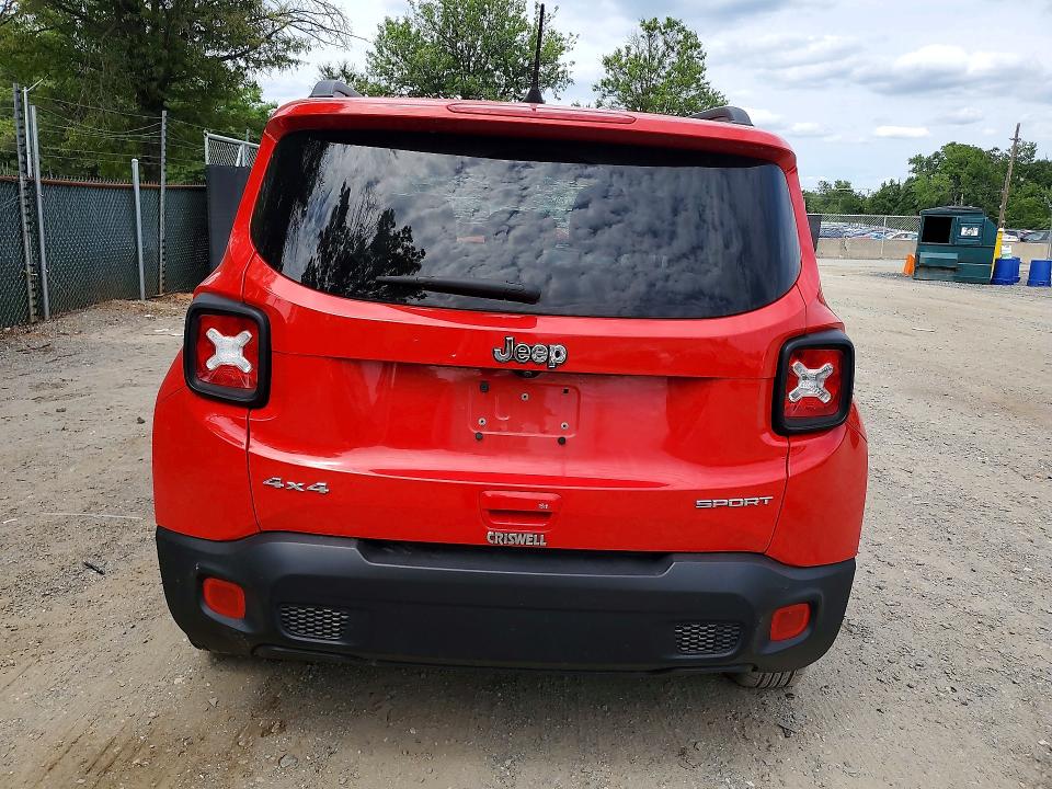 Продаж на аукціоні авто 2018 Jeep Renegade, vin: ZACCJBAB8JPG78920, номер лоту: 61973816