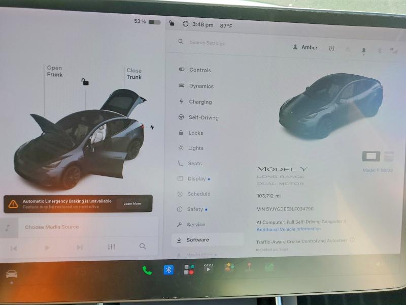 61887736 :رقم المزاد ، 5YJYGDEE3LF034790 vin ، 2020 Tesla Model Y مزاد بيع