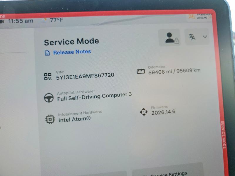 Продажа на аукционе авто 2021 Tesla Model 3, vin: 5YJ3E1EA9MF867720, номер лота: 62216636