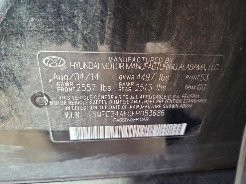 Продаж на аукціоні авто 2015 Hyundai Sonata, vin: 5NPE34AF0FH053686, номер лоту: 59657646