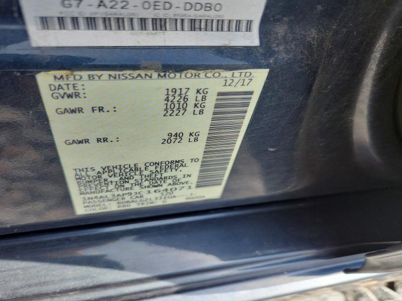 Продажа на аукционе авто 2018 Nissan Altima, vin: 1N4AL3AP9JC164071, номер лота: 85967455