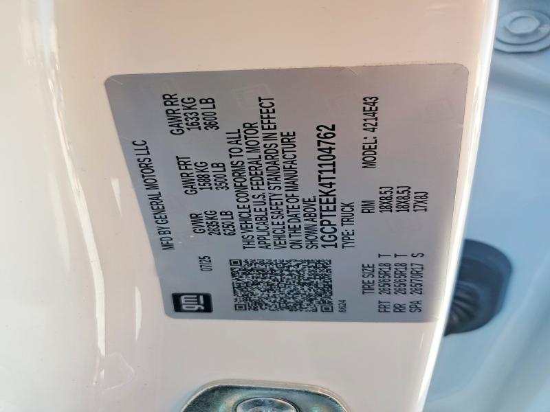 Продажа на аукционе авто 2026 Chevrolet Colorado, vin: 1GCPTEEK4T1104762, номер лота: 61933446