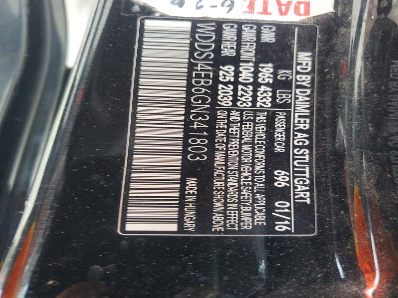 Aukcja sprzedaży 2016 Mercedes-benz Cla, vin: WDDSJ4EB6GN341803, numer aukcji: 61777886