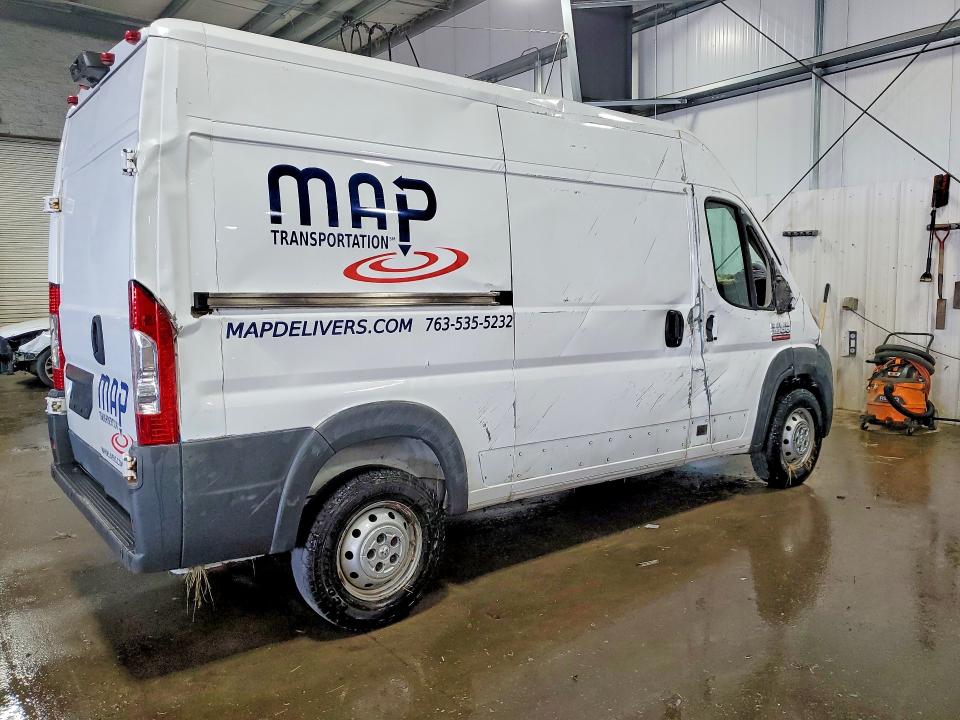 2017 Ram Promaster 2500 მანქანა იყიდება აუქციონზე, vin: 3C6TRVCG6HE516575, აუქციონის ნომერი: 61813486