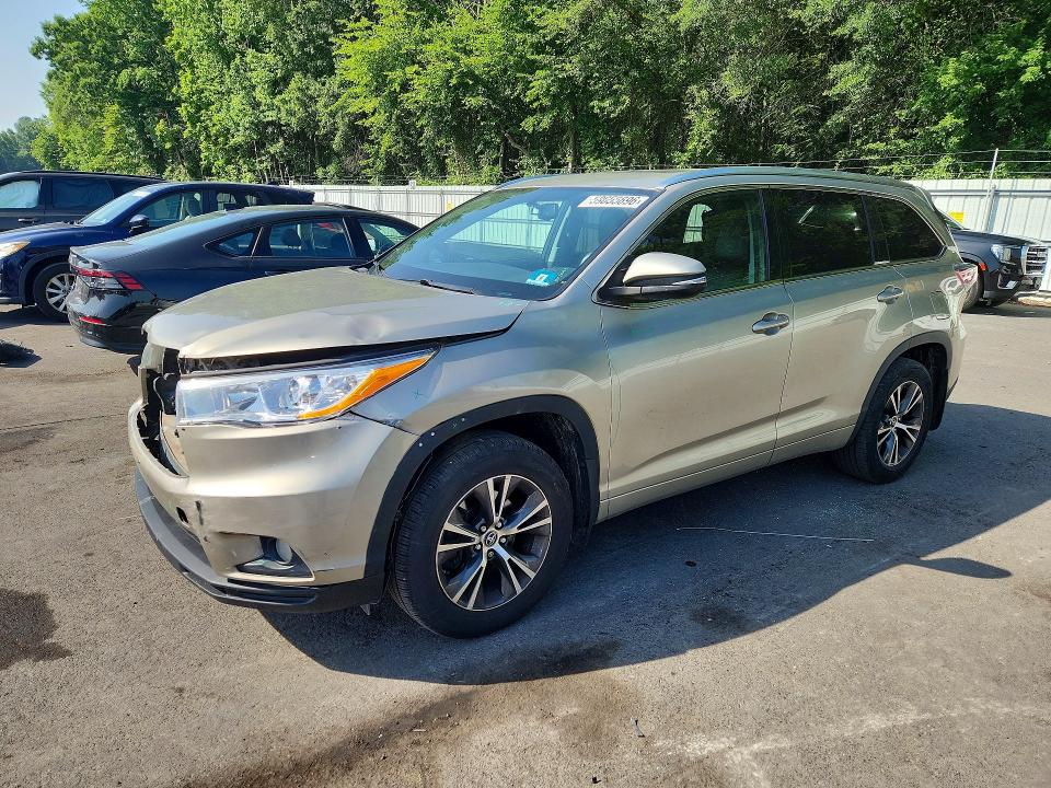 Auction sale of the 2016 Toyota Highlander, vin: 5TDJKRFH7GS506688, lot number: 59655696