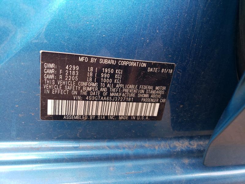 Продаж на аукціоні авто 2018 Subaru Impreza, vin: 4S3GTAA65J3727181, номер лоту: 63115826