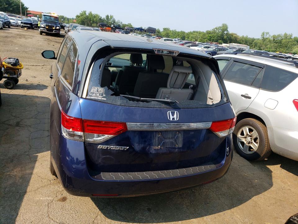59744566 :رقم المزاد ، 5FNRL5H6XGB147846 vin ، 2016 Honda Odyssey مزاد بيع