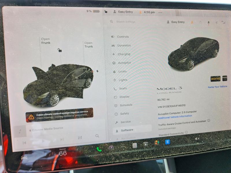 2018 Tesla Model 3 მანქანა იყიდება აუქციონზე, vin: 5YJ3E1EA0JF149310, აუქციონის ნომერი: 62109166