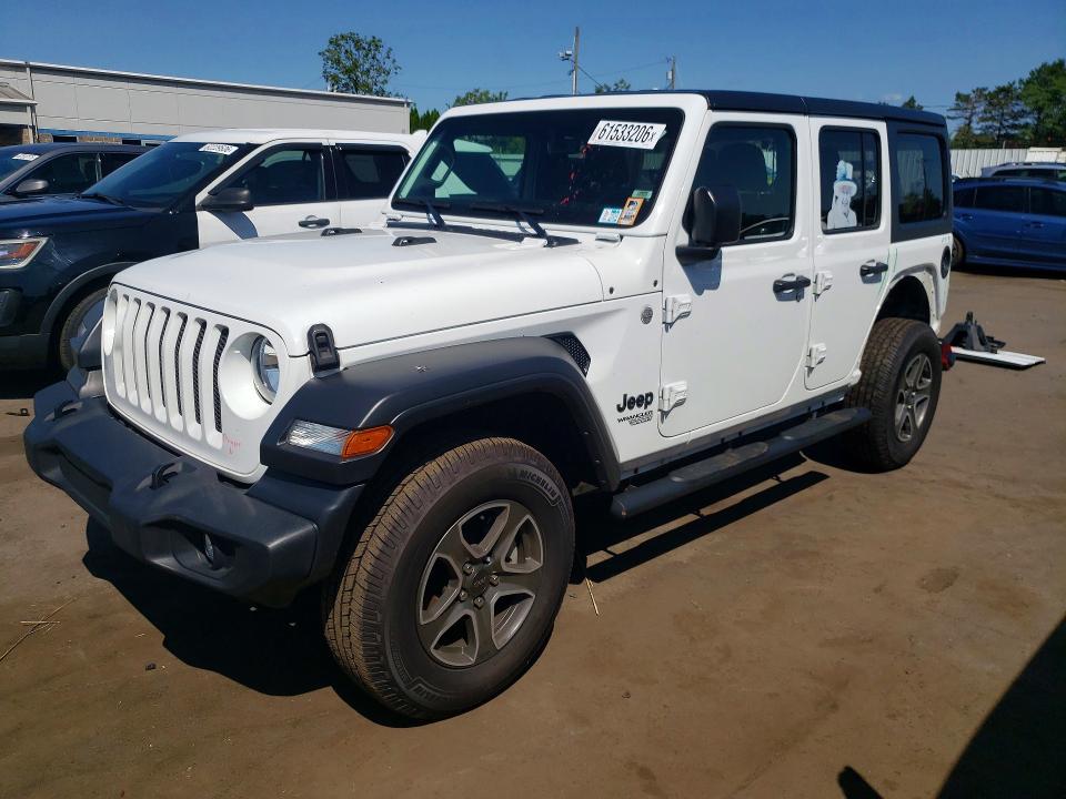 61533206 :رقم المزاد ، 1C4HJXDN8MW762400 vin ، 2021 Jeep Wrangler Unlimited مزاد بيع