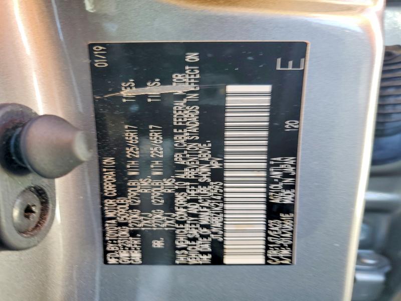 61035576 :رقم المزاد ، JTJYARBZ1K2147593 vin ، 2019 Lexus Nx 300 مزاد بيع
