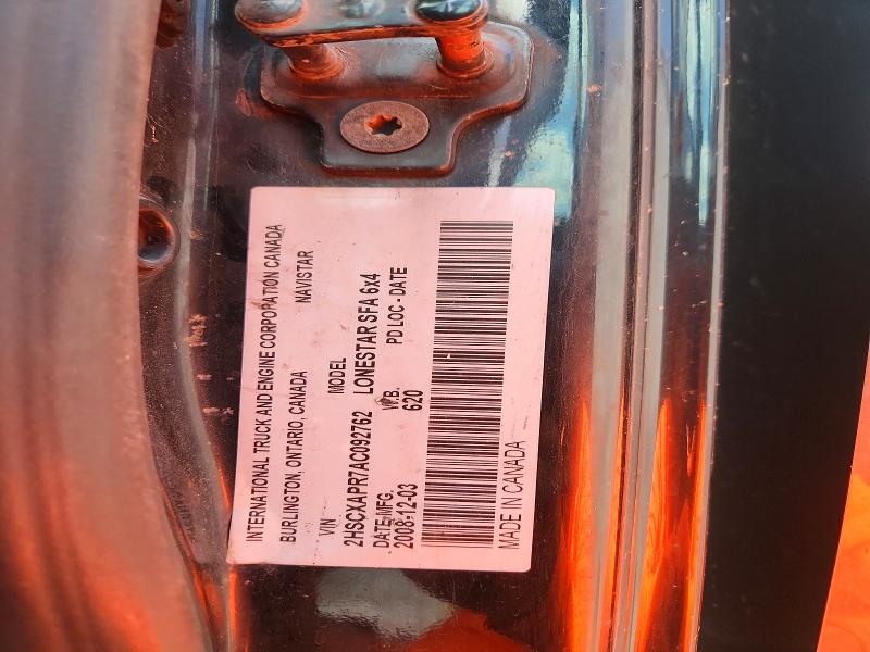 Aukcja sprzedaży 2010 International Unknown, vin: 2HSCXAPR7AC092762, numer aukcji: 59328526