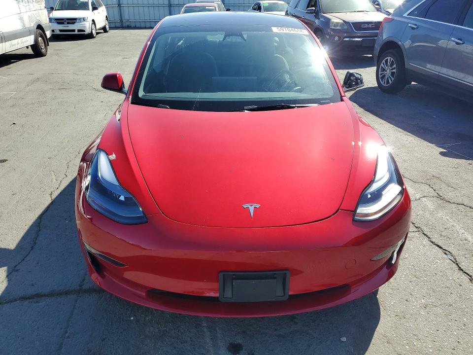 Auction sale of the 2023 Tesla Model 3, vin: 5YJ3E1EA3PF711130, lot number: 59704656
