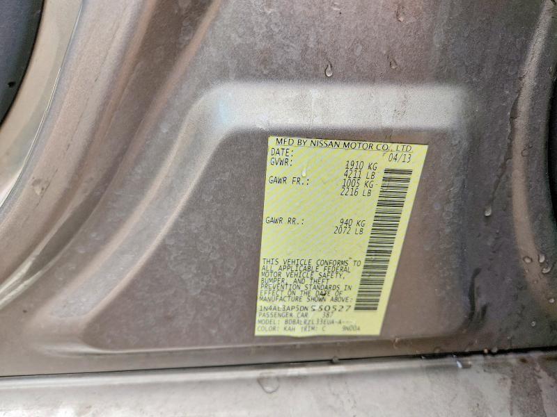 Auction sale of the 2013 Nissan Altima, vin: 1N4AL3AP5DN550527, lot number: 60891026