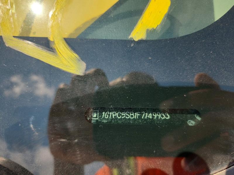 59384226 :رقم المزاد ، 1G1PC5SB1F7149933 vin ، 2015 Chevrolet Cruze مزاد بيع