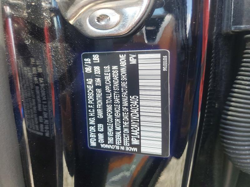 Aukcja sprzedaży 2019 Porsche Cayenne, vin: WP1AA2AY1KDA03405, numer aukcji: 61231196