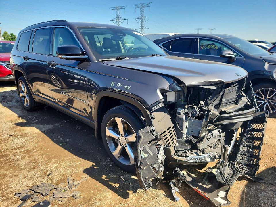 59857726 :رقم المزاد ، 1C4RJKBG9M8162730 vin ، 2021 Jeep Grand Cherokee مزاد بيع