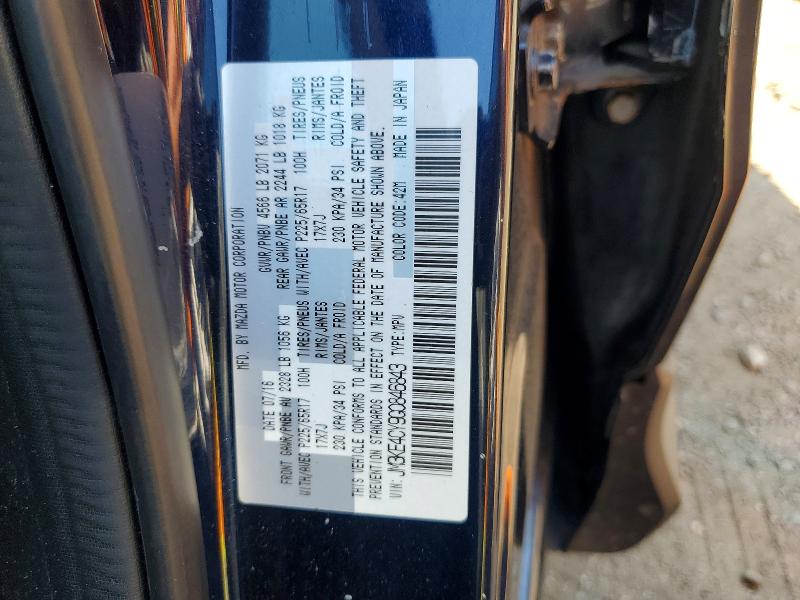 Aukcja sprzedaży 2016 Mazda Cx-5, vin: JM3KE4CY9G0846843, numer aukcji: 60840366