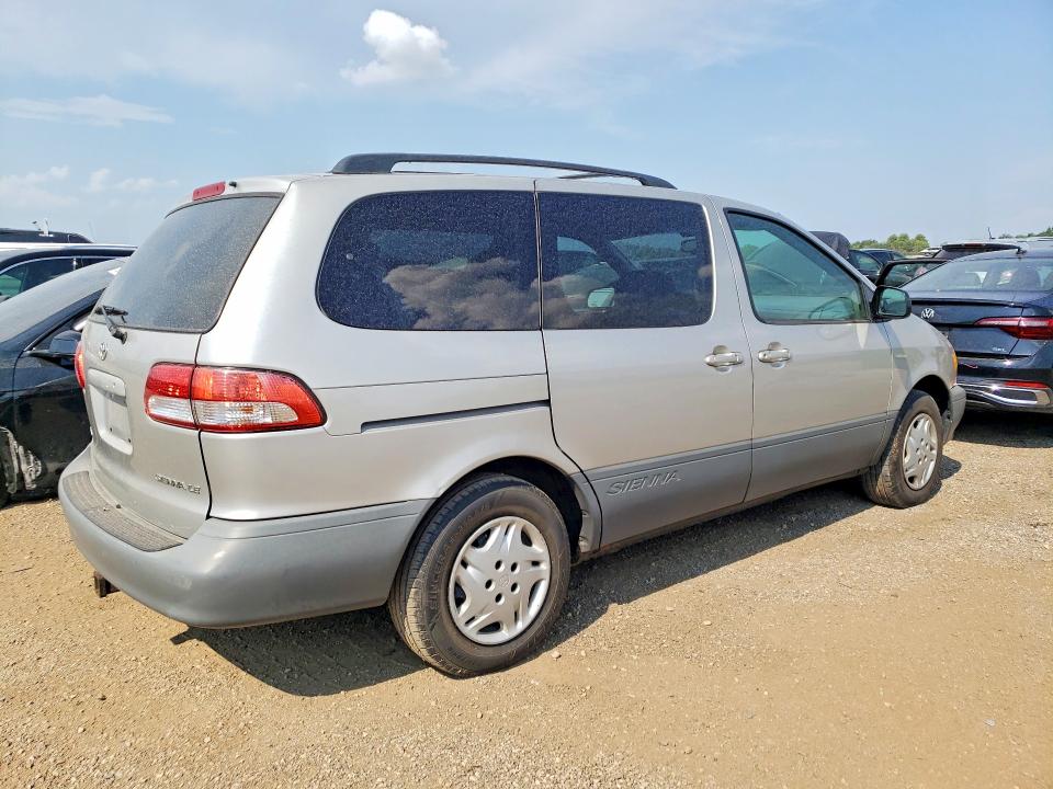 2002 Toyota Sienna მანქანა იყიდება აუქციონზე, vin: 4T3ZF13C02U501700, აუქციონის ნომერი: 60715876