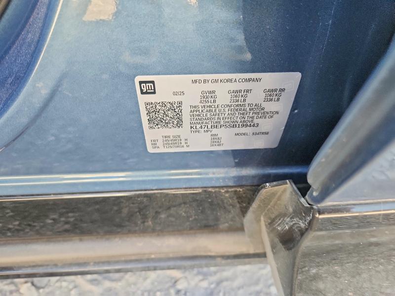 2025 Buick Envista მანქანა იყიდება აუქციონზე, vin: KL47LBEP5SB199443, აუქციონის ნომერი: 59734996